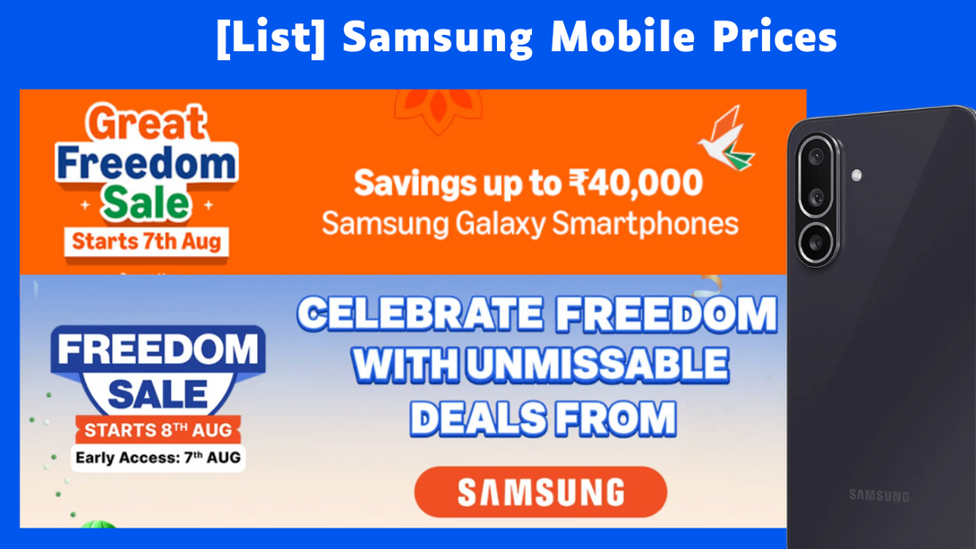 [List] Samsung Mobile Prices in Amazon & Flipkart Freedom Sale 2026