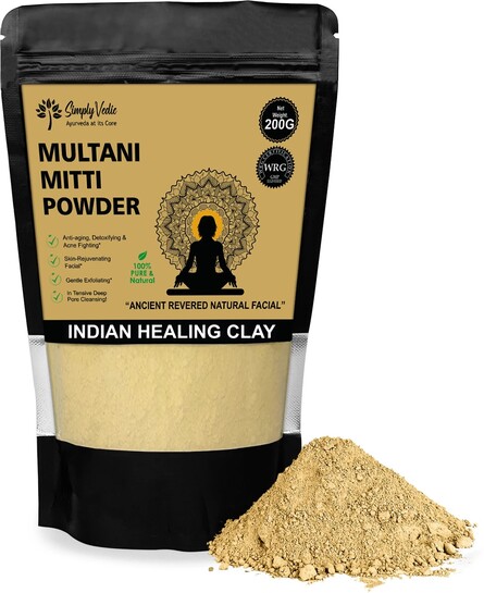  Simply Vedic 100% Natural Multani Mitti Powder (200g) @ ₹58 Only | 86% Off | Now or Never!
