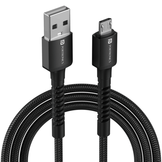 Best Price- Portronics USB-A to Micro USB Fast Charging Cable