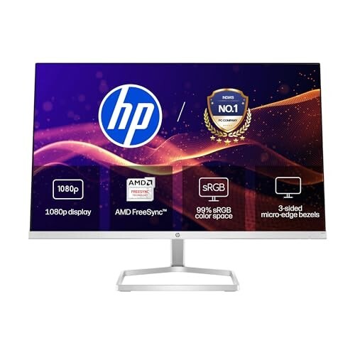 HP M22f 21.5-inches, 54.6 cm, FHD Monitor Eye Safe Certified Full HD 