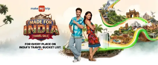 Makemytrip MMT Made For India Travel Sale LIVE