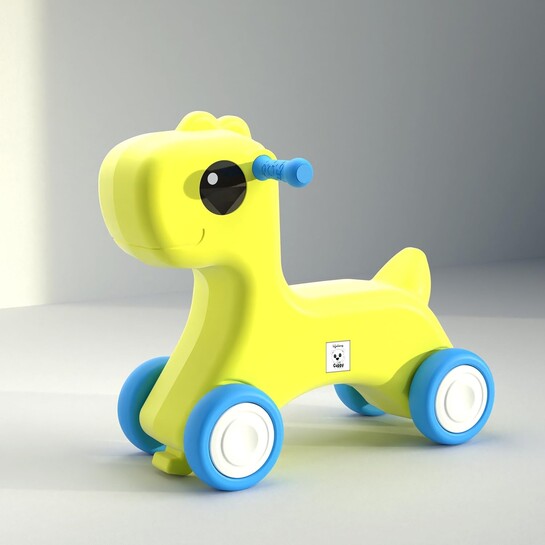 Horse Ride On for Kids 1+ Years|Sturdy & Round Edges Push Ride|Safe & Durable|Load Capacity 35kg|Indoor Outdoor Play Toy Vehicle for Boys & Girls