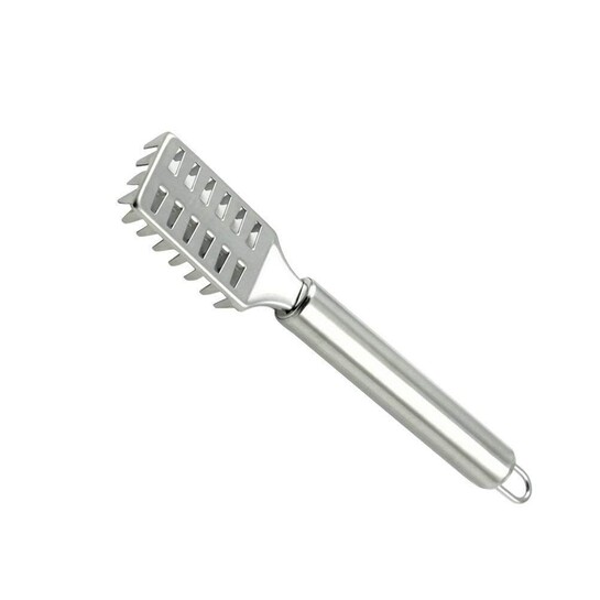 ARTO Kitchen Fish Skin Remover Scale Scraper, Knife, Peeler, Skin Peeler, Fish Tools, Stainless Steel Sawtooth Fish Cleaning Brush Machine for Kitchen Fish Scaler Cutting Knife (Pack of 1)