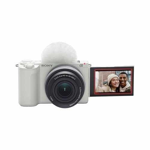 Sony Alpha ZV-E10M2K 26 MP Interchangeable Lens Mirrorless Vlog Camera for Creators - (White)