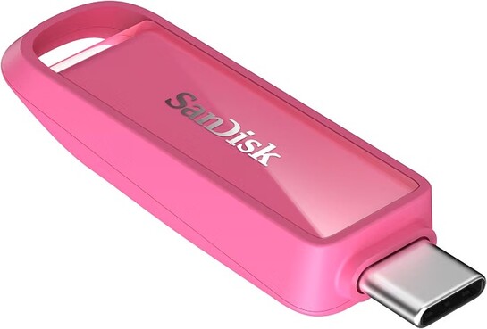 SanDisk Phone Drive with USB-C, 512GB, Upto 150 MB/s, Seastar Pink, 2Y Warranty, Automatic Backup Using SMZ,
