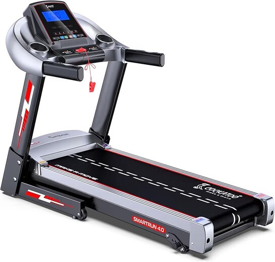 Cockatoo SmartRun 4.0 4HP Peak DC Motorized Treadmill for Home, With 3 Level Manual Incline,