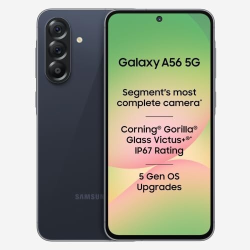 Samsung Galaxy A56 5G (Awesome Midnight Blue, 8GB, 128GB) 