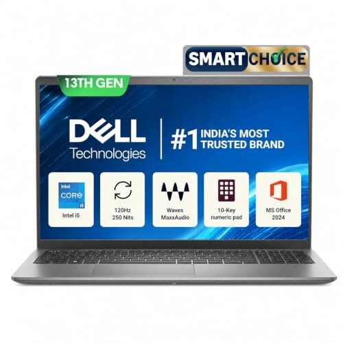 Dell 15 SmartChoice (Previously Inspiron), Intel 13th Gen Core i5-1334U, 16GB, 1TB SSD Laptop