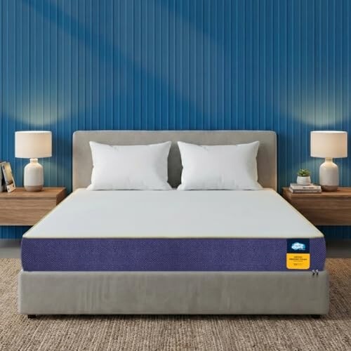 Centuary Mattresses Sleepables 6-Inch King Size Orthopedic Memory Foam Back Support Pressure | (72x72x6)