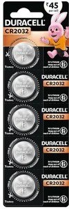 DURACELL CR2032 Lithium Coin Long Lasting   Battery (Pack of 5)