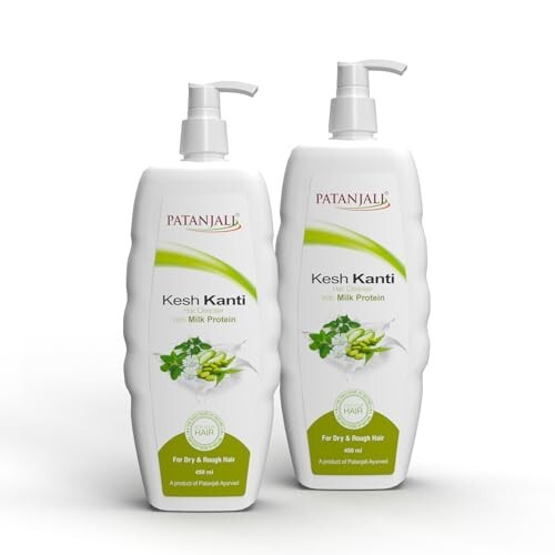 Patanjali Kesh Kanti Milk Protien Shampoo 450ml (Pack of 2) [Apply coupon]