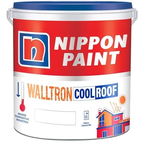 Nippon Paint Walltron- Summer Cool Roof | 30% Extra | 13 Kg |10 Litre [Apply coupon]