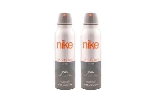 Nike Up Or Down Deodorant Aerosol For Men | 200 ml Each (Pack of 2)