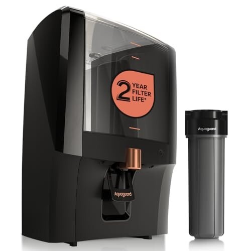 Aquaguard Enrich Aura 2X Aquasaver RO+UV+Copper | Needs No Service for 2 Years 