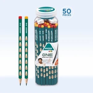 HAUSER One Wooden Pencil Pack of 50 Pencil (Set of 50, Green)