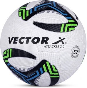 VECTOR X Attacker 2.0 32 Panel Rubber Moulded+ Butyl Bladder Socc...more