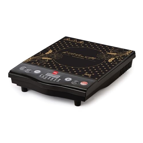 CELLO Blazing Glaze Induction Stove 1600 Watts Black