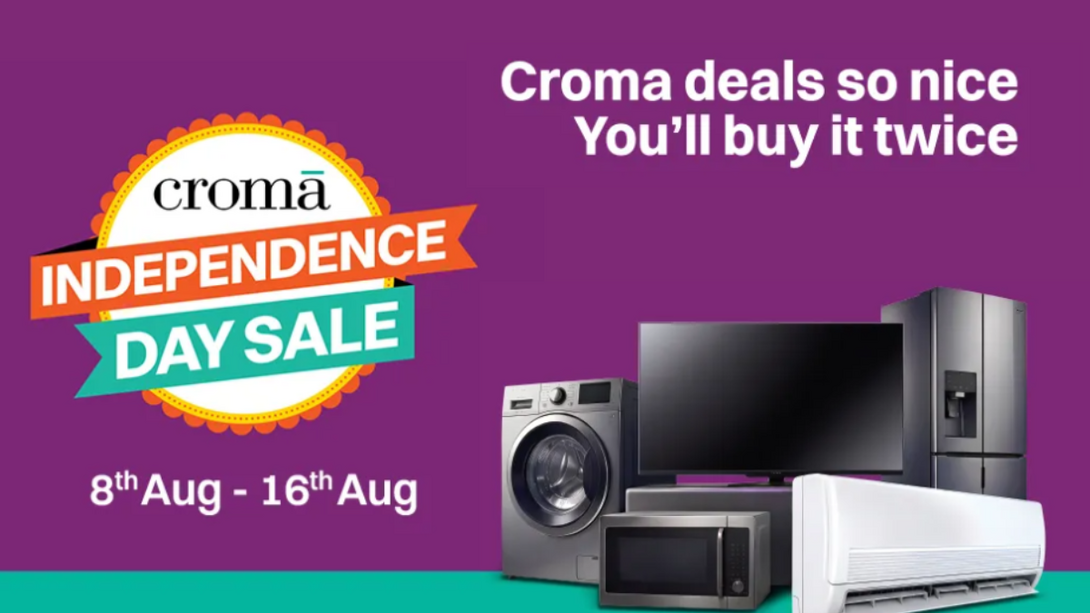 Croma Independence Day 2026 Offers on Laptops, Airfryers & more