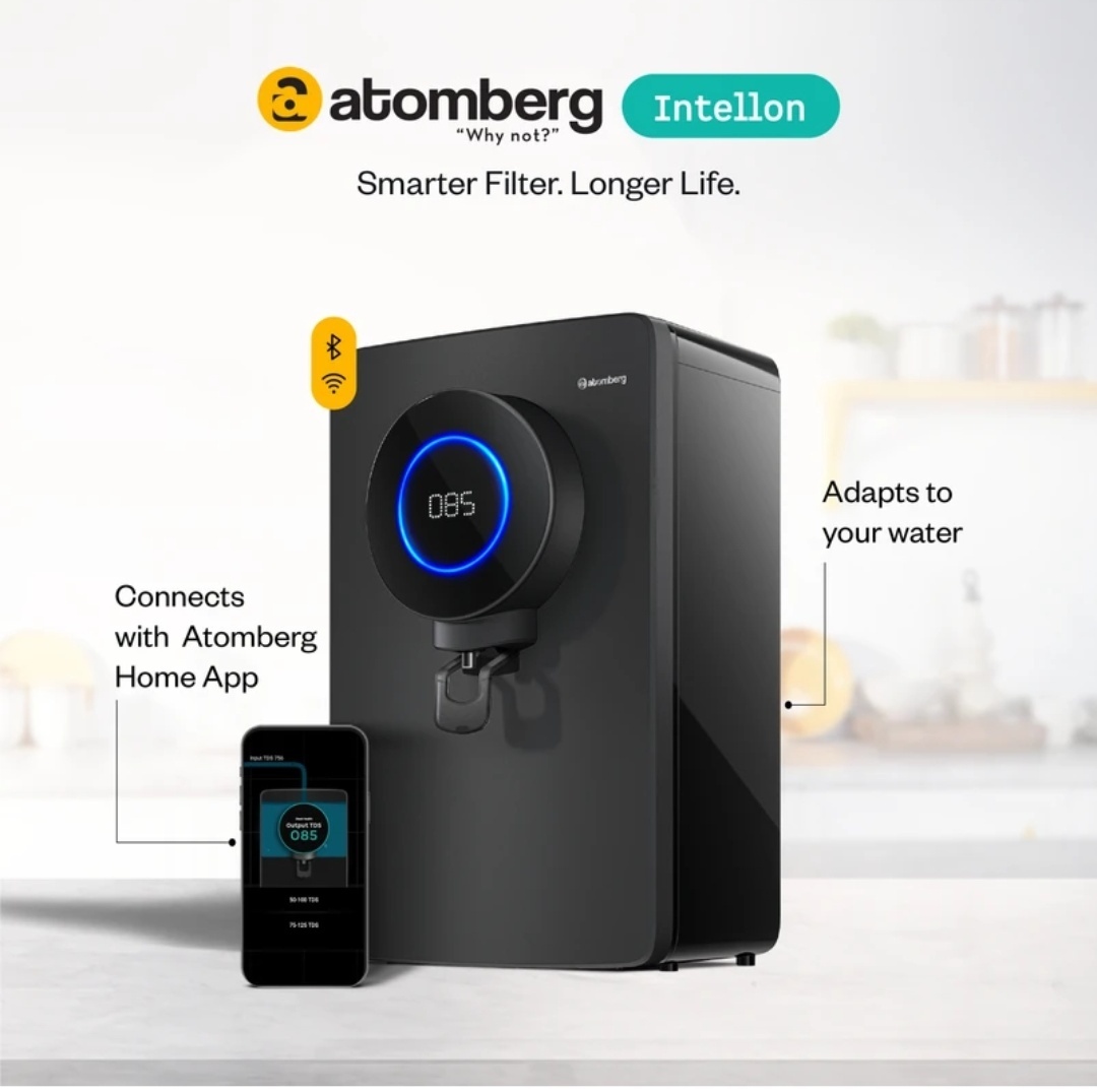 (liveshop) Flipkart - Atomberg Intellon 8 L RO + UV + UF + Alkaline Water Purifier | Extra 5% off on liveshop