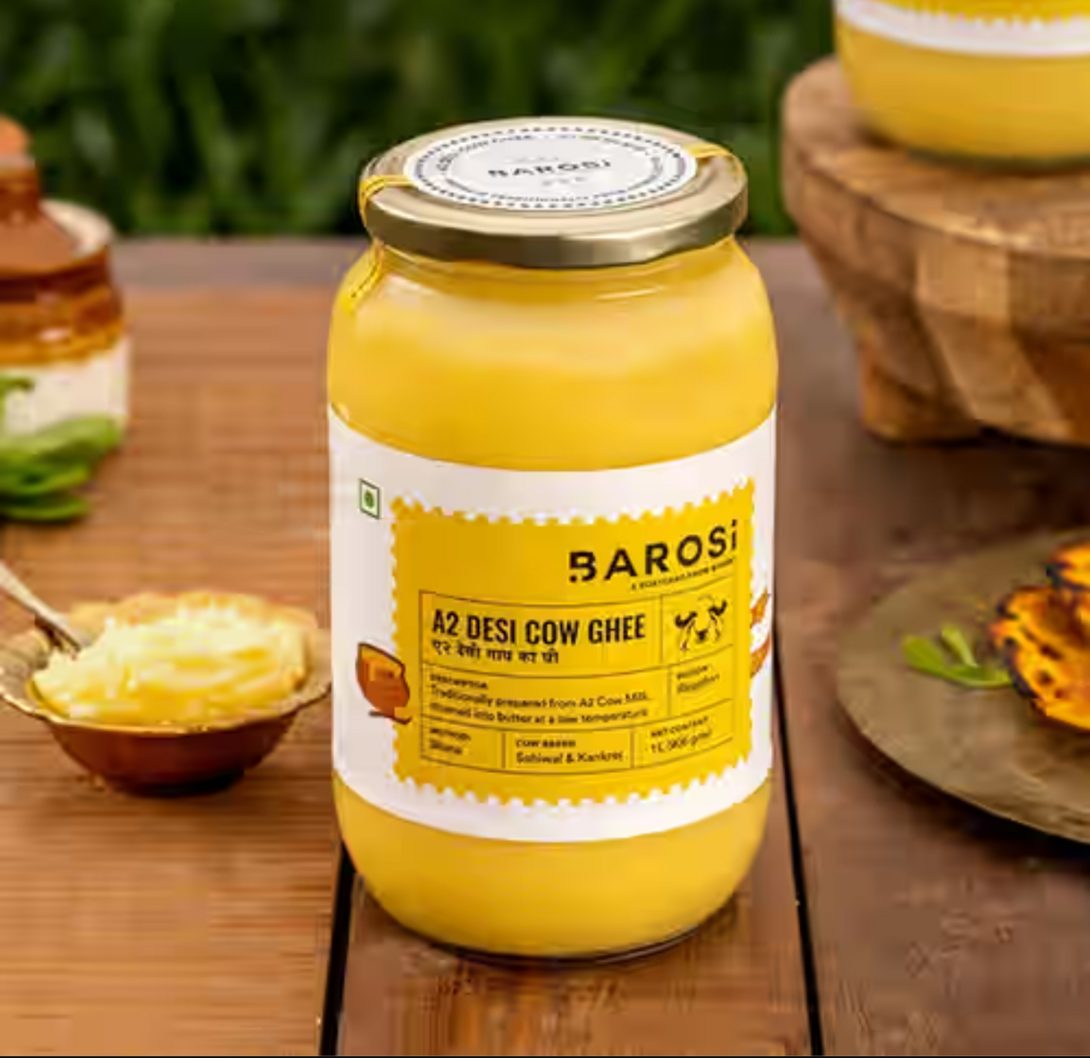 Zepto - Barosi A2 Desi Cow Ghee Jar | Pure & Traditional 1L (location specific)