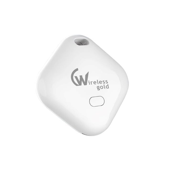 Air Tag for Apple with Loud Buzzer, Works with Apple Find My(No App Required) (White)