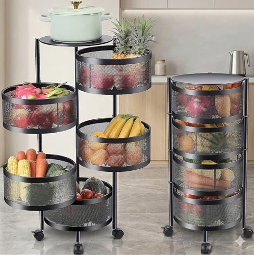 HomeWiz Round Kitchen Rack 5- Layer [₹3290 Coupon]