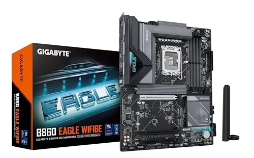 [ICICI/AXIS CC] GIGABYTE B860 Eagle WIFI6E Motherboard – LGA 1851, DDR5, PCIe 5.0, Triple M.2, Wi-Fi 6E