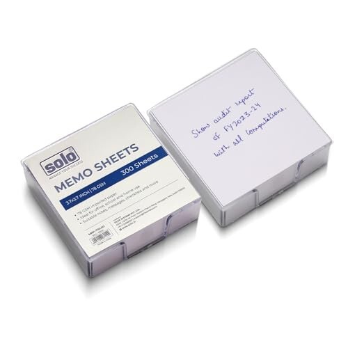 [MRP Error] SOLO Memo White Sheets Pack of 2 – 300 Plain Note Sheets