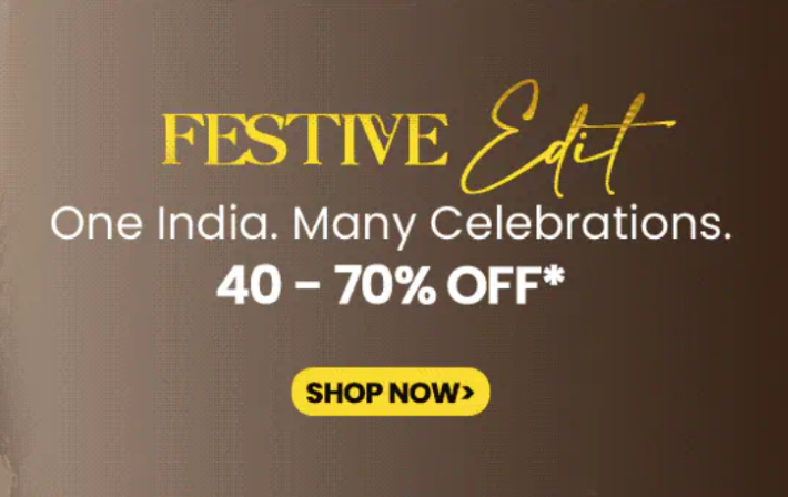 Ajio Festive Edit 40 - 70% Off 