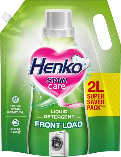 Henko Stain Care Front Load Fresh Liquid Detergent (2 L)