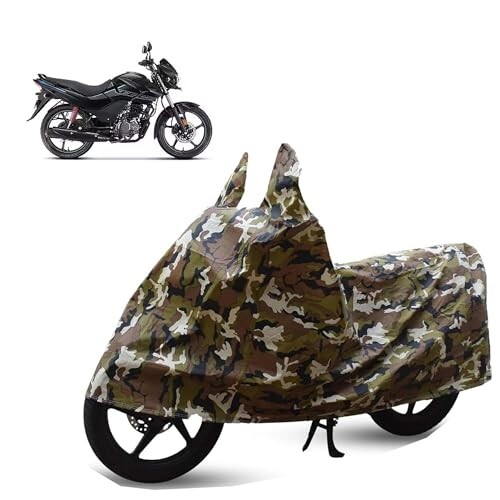 Sulfar Bike Cover for Hero MotoCorp Passion Xtec (110cc Connected) 