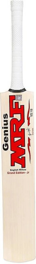 MRF (SIZE-6) genius grand virat kohli signed Poplar Willow Bat
