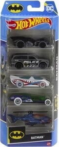 HOT WHEELS 1:64 Scale Batman-Themed Toy Vehicles (Multicolor, Pac...more
