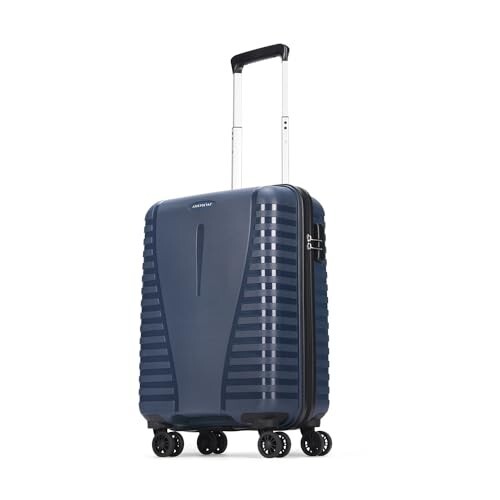 Aristocrat Airpro Cabin (Small Size) Hard Case Trolley Bag, 8 Wheels, Polypropylene Case Luggage, Poseidon Blue