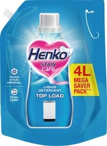 Henko Stain Care Top Load Fresh Liquid Detergent (4 L)