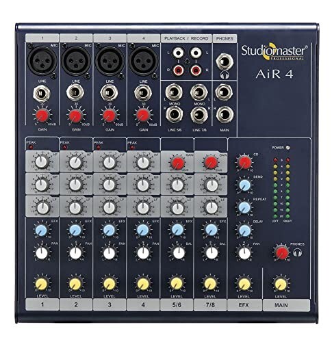 Studiomaster Professional AiR 4 compact mixer