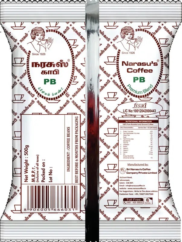 Narasus PB Filter Coffee (500 g),hyperlocal,Chennai