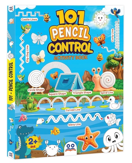 Tracing Books for Kids | 101 Pencil Control Activities | Early Learning | Age 2-5 Years