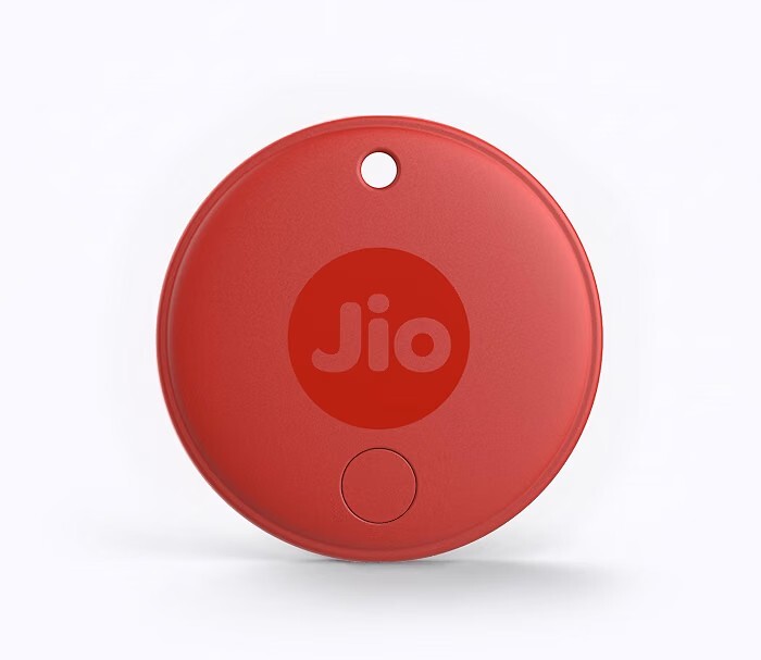 JioTag (2nd Generation) (Red) - Android or iOS Compatible IP64 Rated Worldwide 