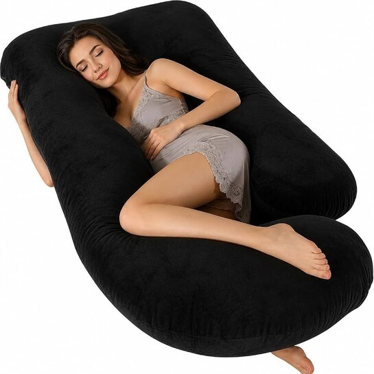Full Body Pillows for Sleeping Cooling Pregnancy Pillow,U Shaped Pregnancy Body Pillow 