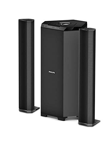 PHILIPS Convertible Soundbar MMS8085B, 2.1 Channel, Superior Sound, Rich bass (Black)