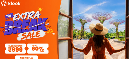 Klook The Break Sale - Upto 60% Off