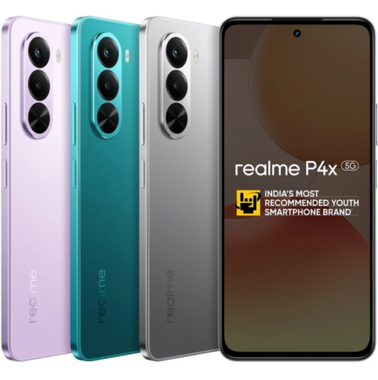Realme P4x | 6 GB RAM & 128 GB Storage | 7000 mAh Battery | 50 MP + 2 MP Rear Camera | 6.72" Display | Lake Green on Instamart