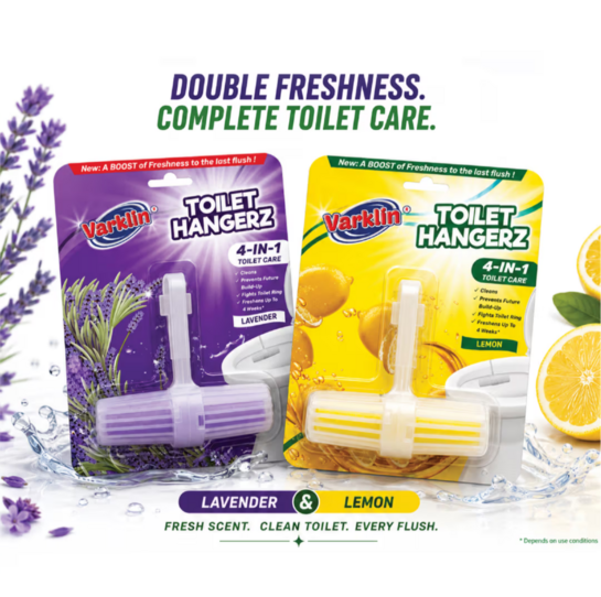 Zepto - Varklin Toilet Hangerz Lemon And Lavender | Pack Of 2(location specific)