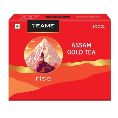 [Amazon Fresh/Now] TE-A-ME Assam Gold Tea Bags 100 Pcs | Assam Chai [50% Coupon - Location Specific]