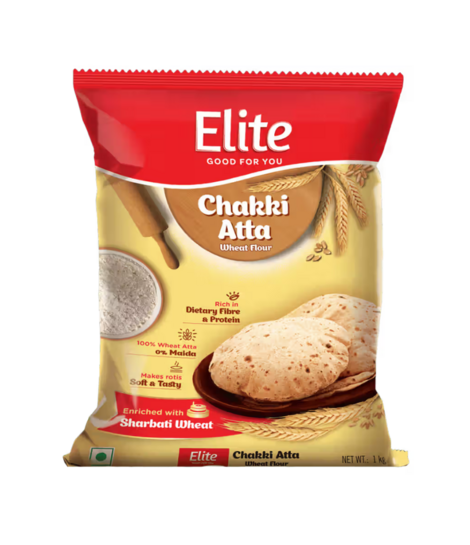 Instamart : Elite Whole Wheat Chakki Atta – 1kg