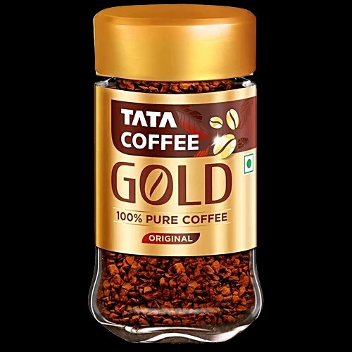 Tata Coffee Gold Pure Coffee - Original, 50 g Jar
