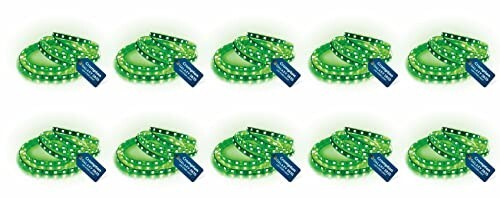 Crompton 25W LED Strip Light | 5 Meter Green Light | Roll with 300 LEDs | Pack of 10