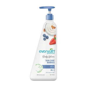 Everyuth Naturals Body Lotion with Sun Care BerriesSPF 15 24 hr Moisturization Non-sticky (500 ml)