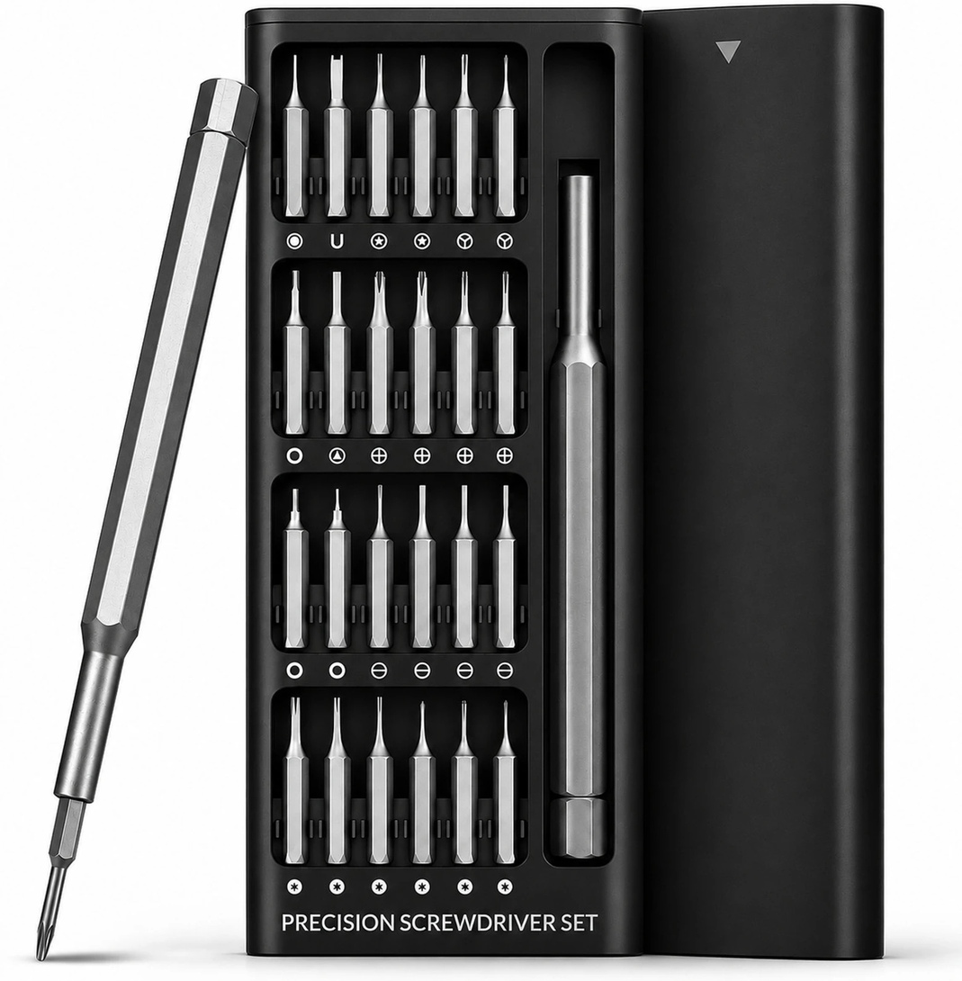  Gizga Essentials Tizum 24-in-1 Precision Screwdriver Kit @ ₹239 Only | Laptop, Phone & Watch Repair!